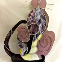 Sitting Cat from the Back